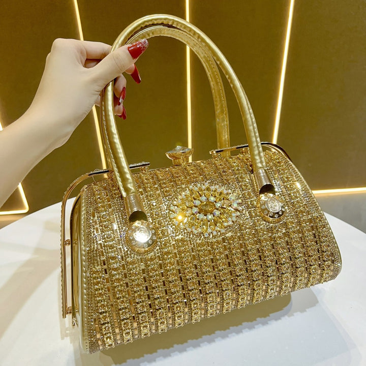Dekorative verzierte Handtasche