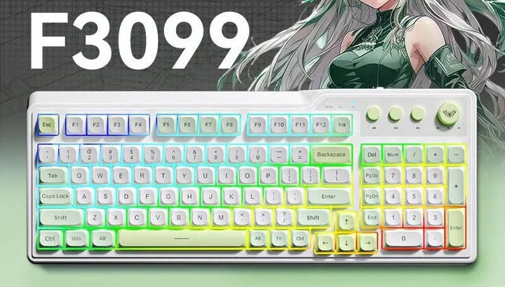 Kabellose RGB Gaming-Tastatur Karnz