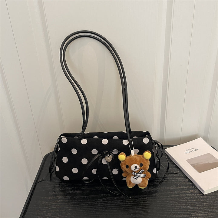 Verspielte Punkt Schultertasche