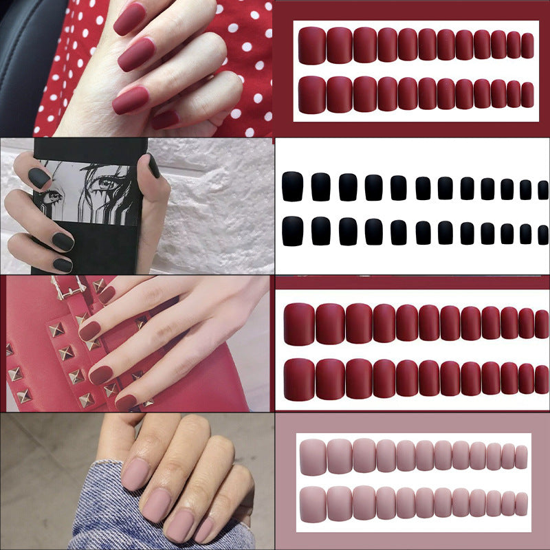 Matte Press-On Nail Set Karnz