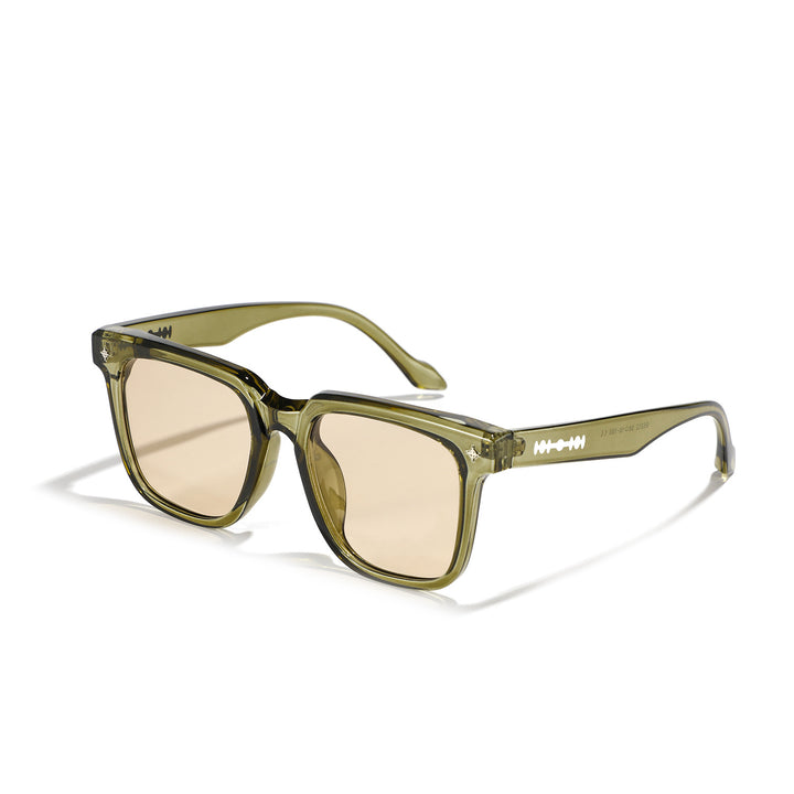 Damen modische quadratische Sonnenbrille mit stilvollem Schildpatt-Design Karnz