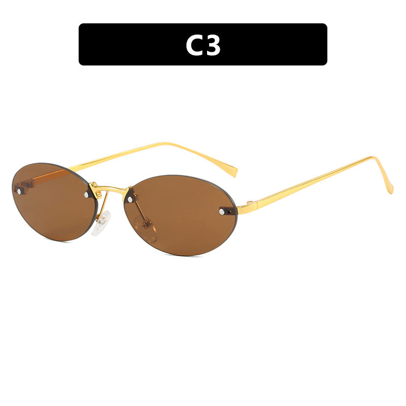 Damen modische Sonnenbrille im eleganten Retro-Design Karnz