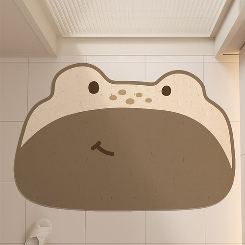 Adorable Frosch-förmige Badmatte