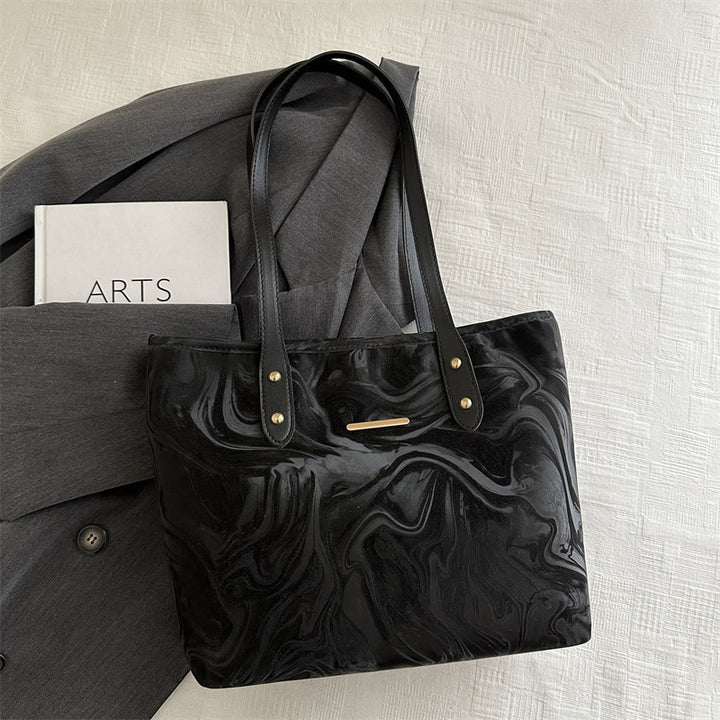 Stylische Marmor-Muster Tasche Karnz