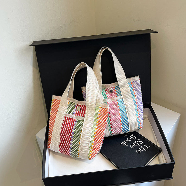 Bunte Gewebte Strandtasche Karnz