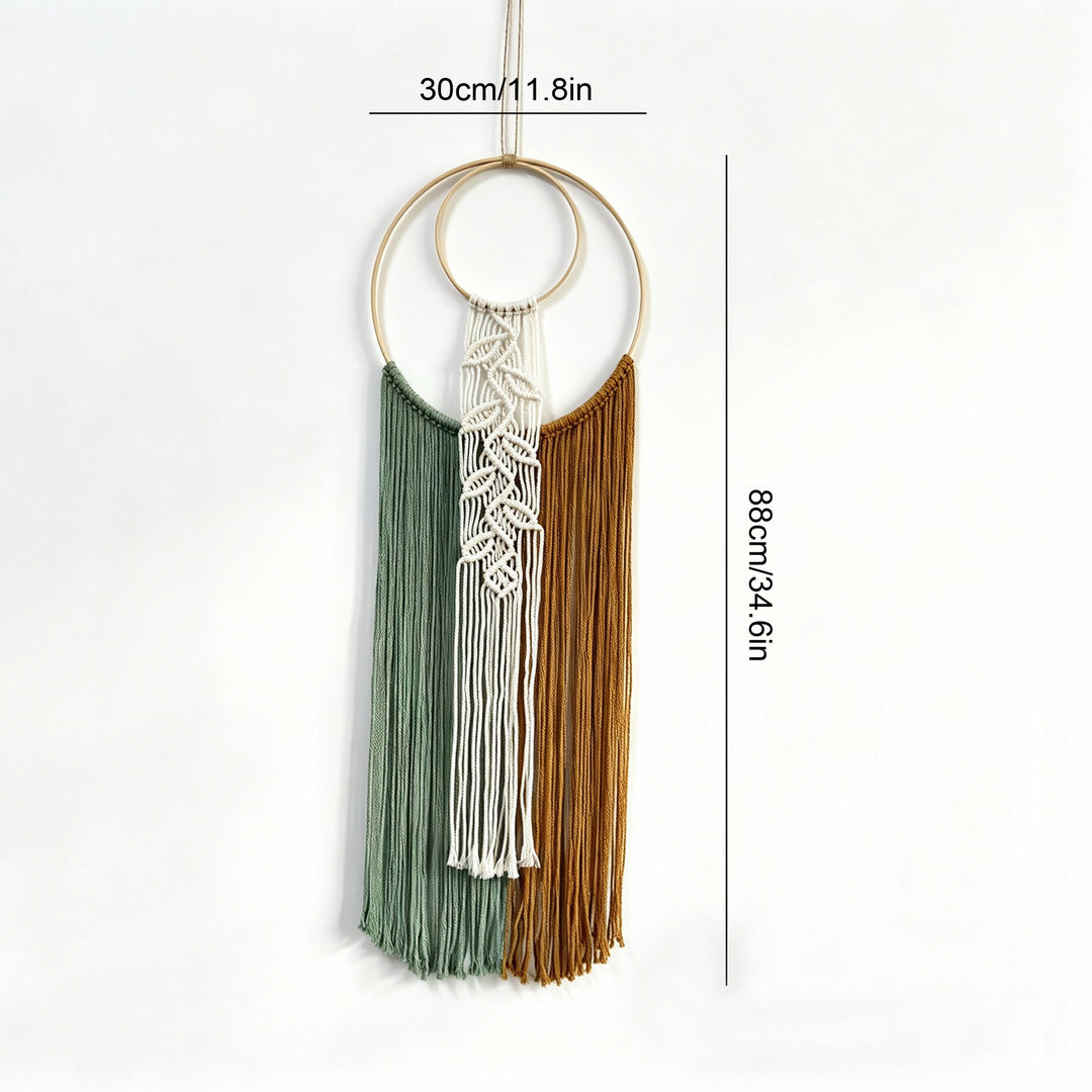 Stylische Makramee Wanddeko Karnz