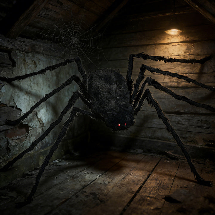 Realistische Dekorative Spinne Karnz