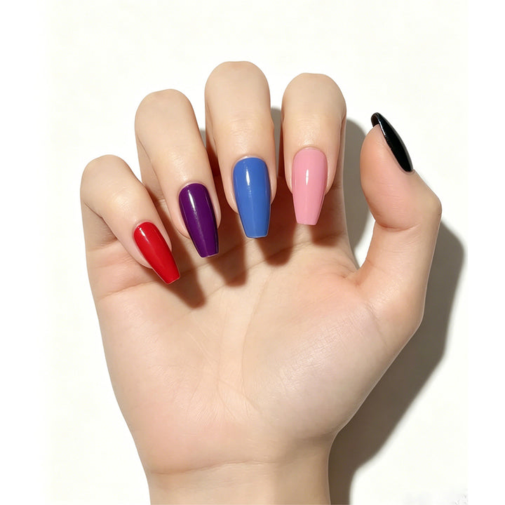 Vielseitiges Press-On-Nagelspitzen-Set Karnz