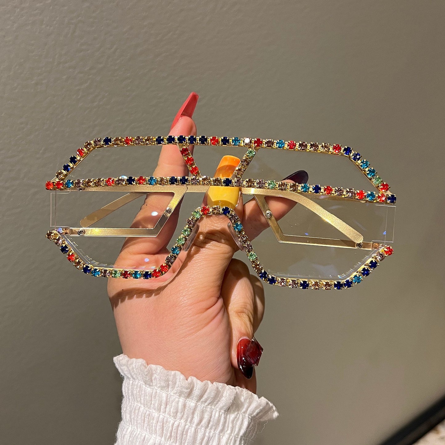 Damen extravagante Modebrille Karnz