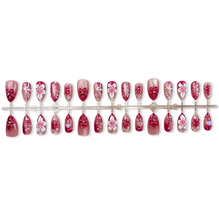 Dekoratives Floral Nail Art Set