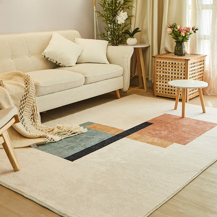 Abstraktes Design Boden Teppich Karnz