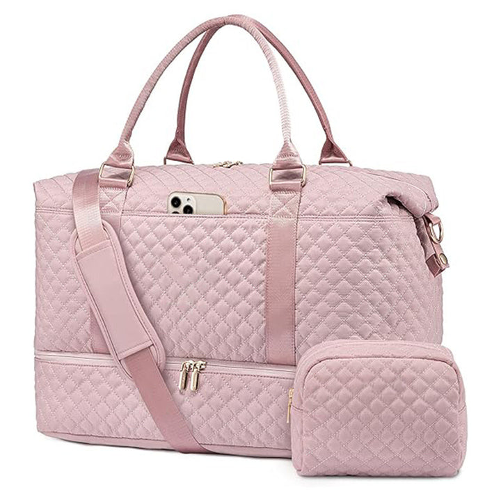 Vielseitige Gesteppten Weekender-Tasche Karnz