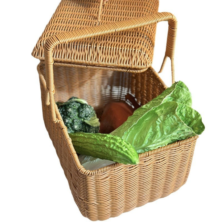 Eleganter Geflochtener Picknickkorb Karnz