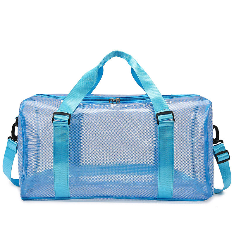 Transparente Mesh Sport Duffel Bag Karnz