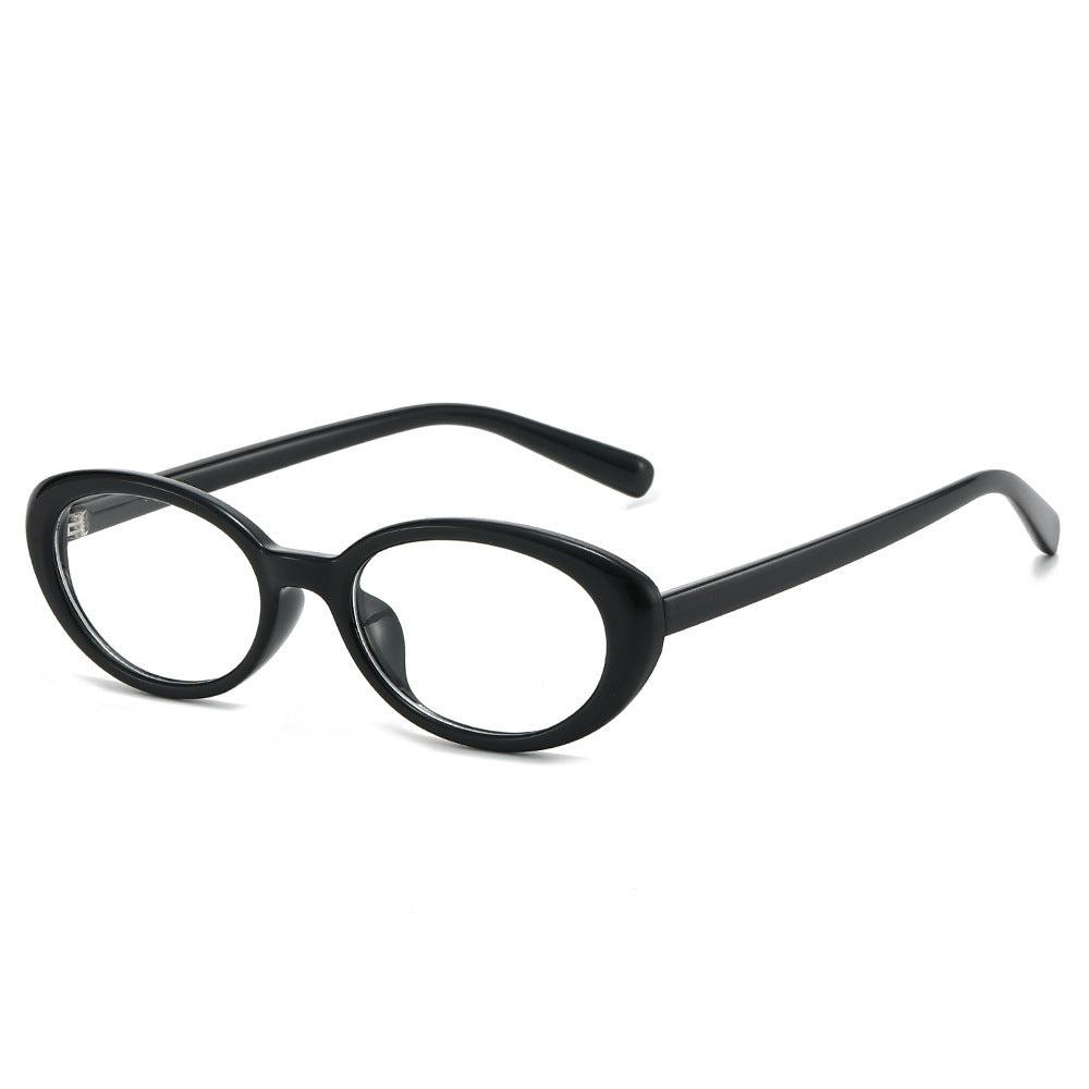 Retro-inspirierte Cat-Eye-Sonnenbrille mit transparenten Fassungen Karnz