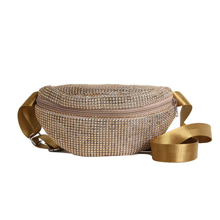 Schimmernde mit Strass verzierte Gürteltasche Karnz