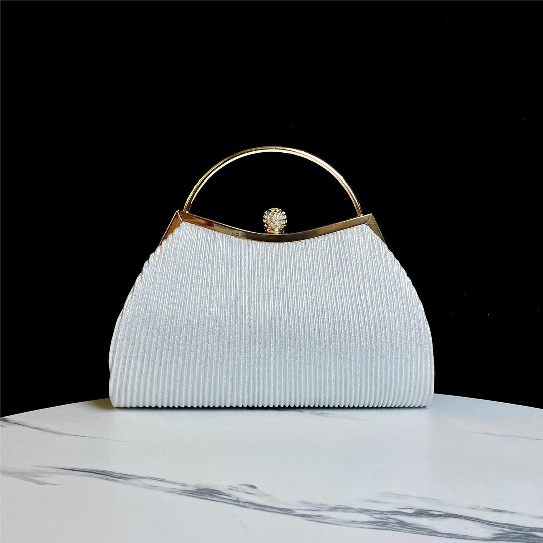 Texturiertes Vintage Handheld Abendtasche