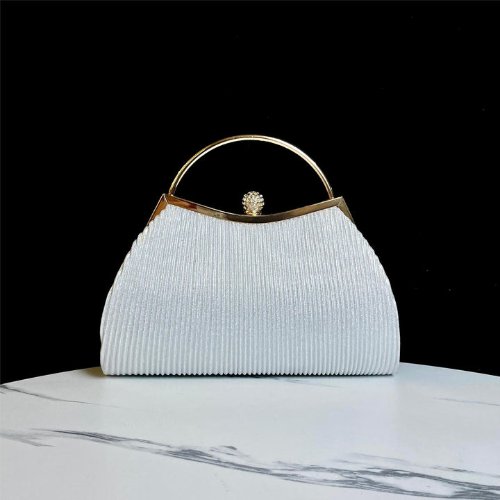 Texturiertes Vintage Handheld Abendtasche