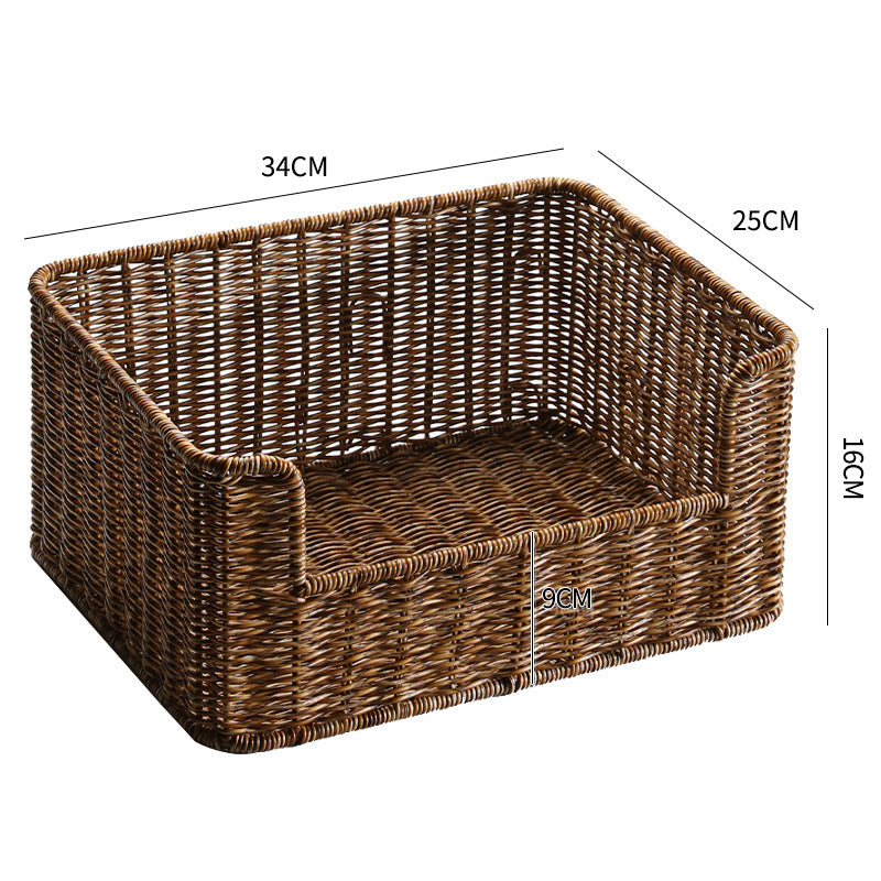 Unisex Moderner Aufbewahrungskorb aus geflochtenem Material Karnz