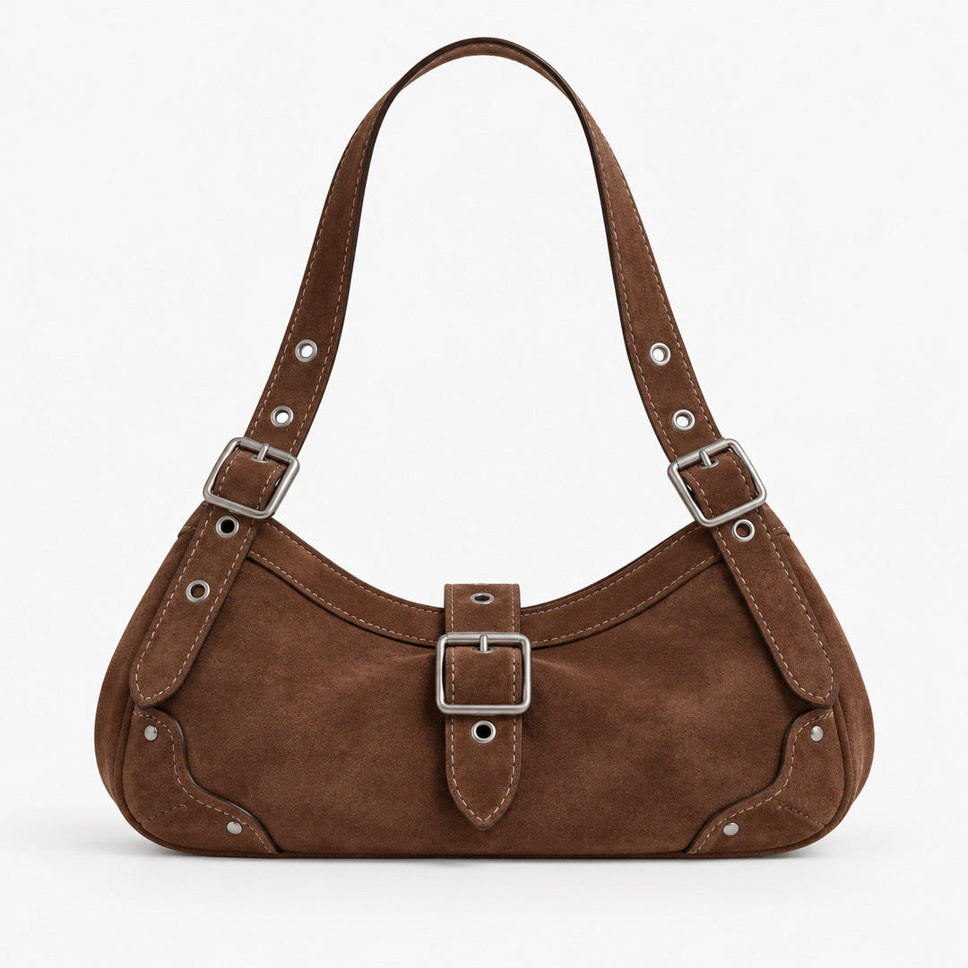 Wildleder Schultertasche