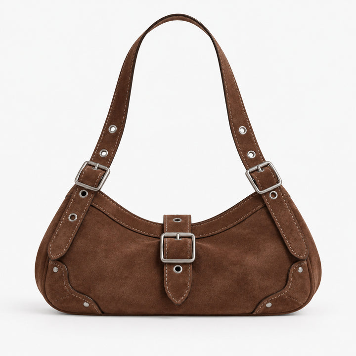 Wildleder Schultertasche
