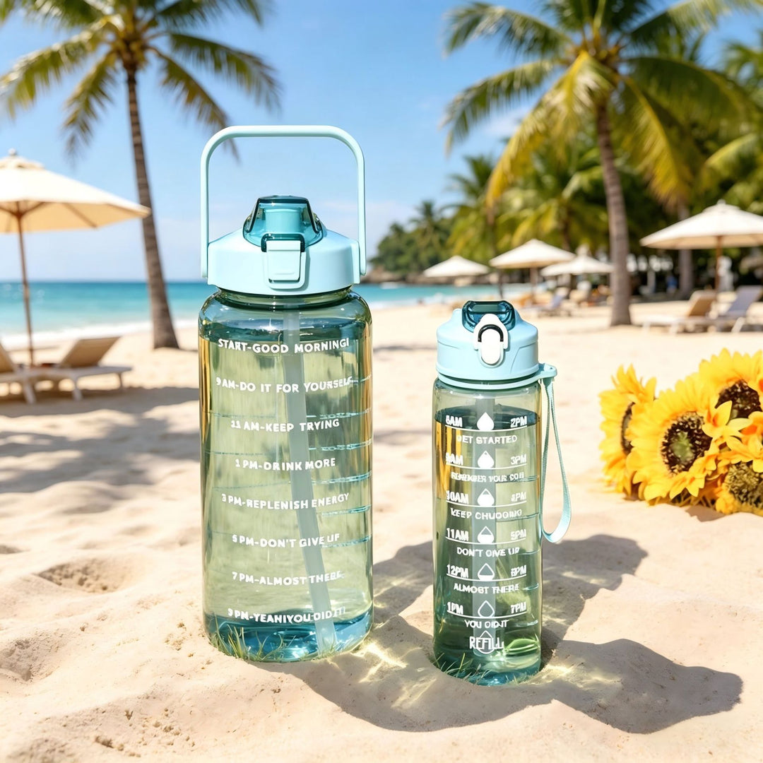 Damen Motivierende Wasserflasche Karnz