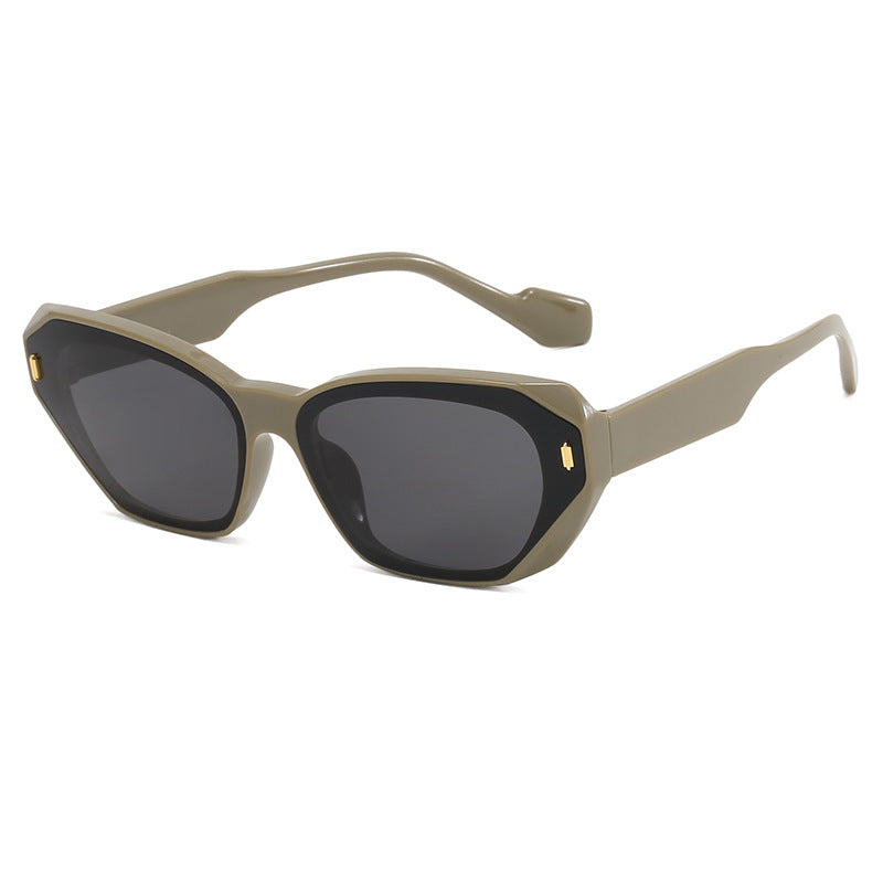 Damen futuristische Diamant-Sonnenbrille Karnz