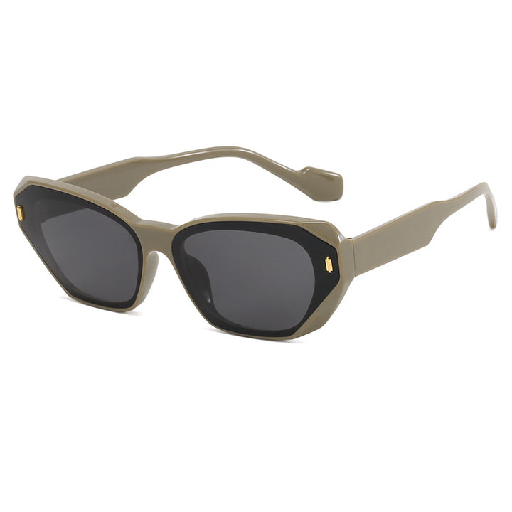 Damen futuristische Diamant-Sonnenbrille Karnz