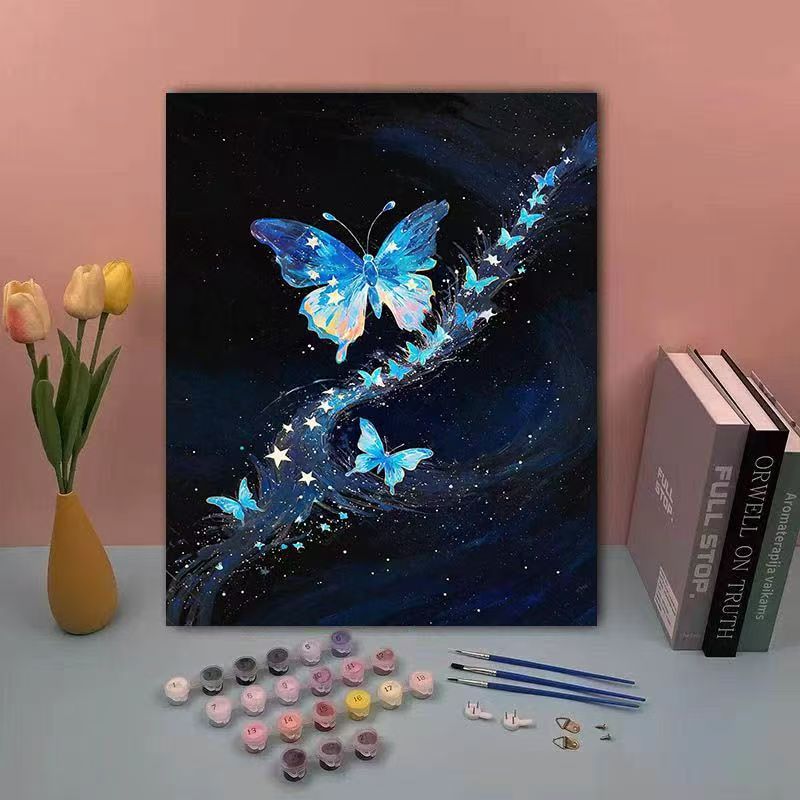 DIY Schmetterling Malen nach Zahlen Set Karnz