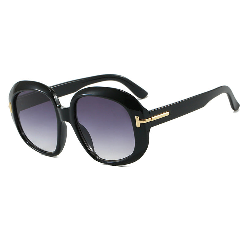 Damen oversized Sonnenbrille mit eleganter Rahmenstruktur und UV-Schutz Karnz