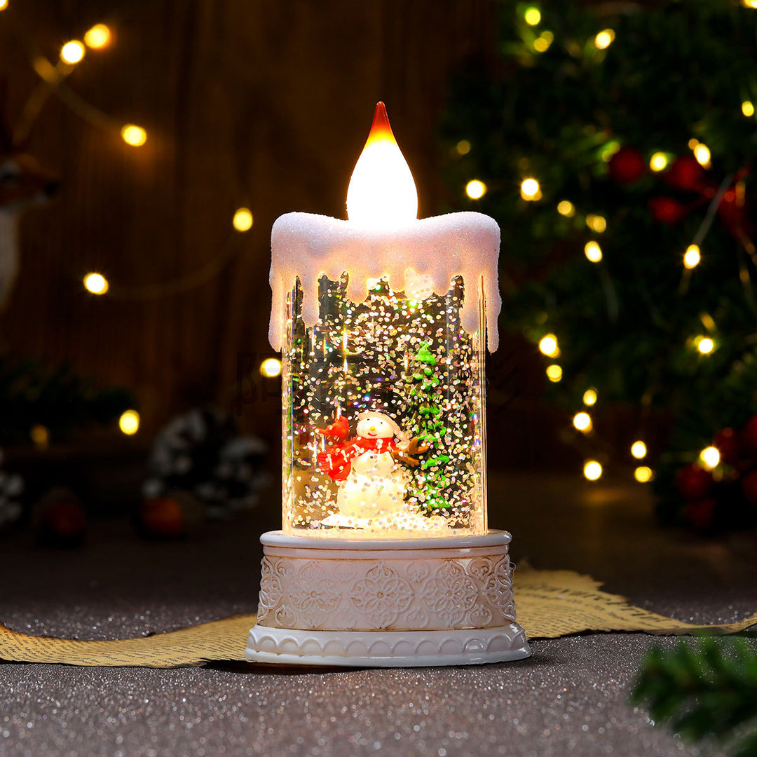Dekorative Leuchtende Weihnachts-Telefonbox Schüssel