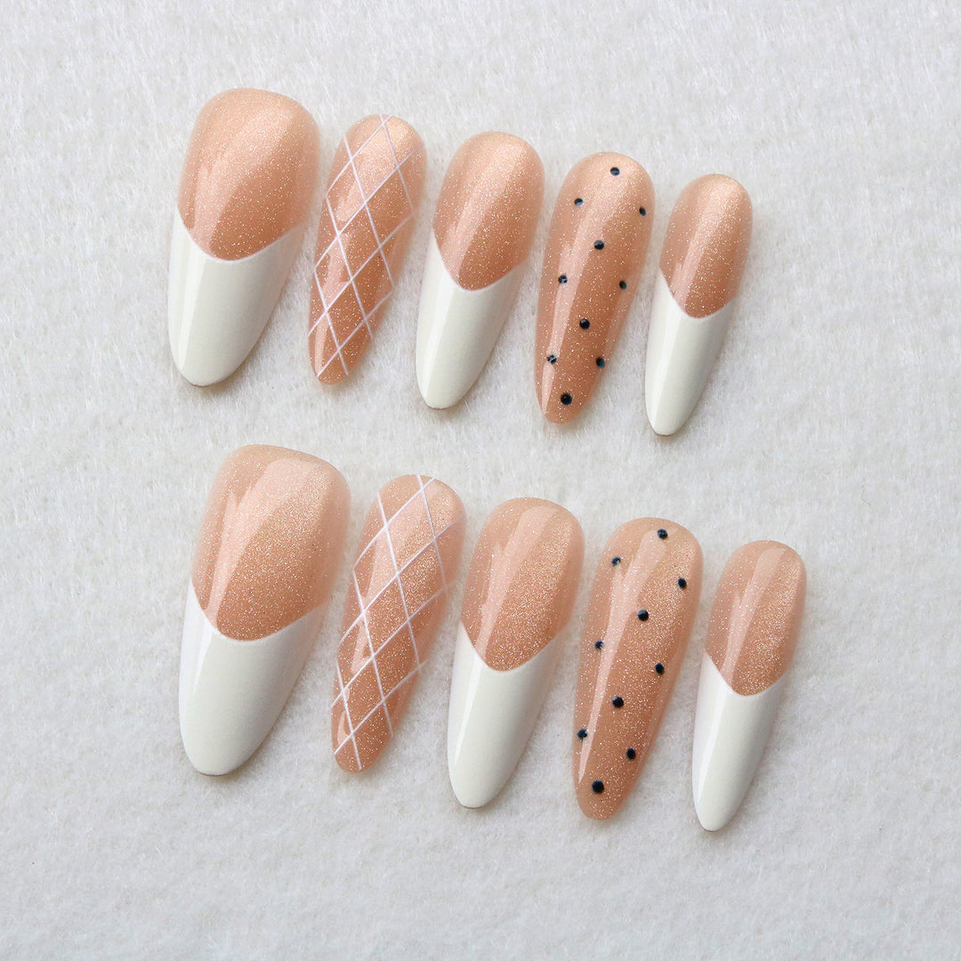Glamouröses Nail Art Press-On Set