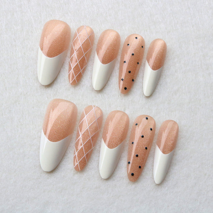 Glamouröses Nail Art Press-On Set