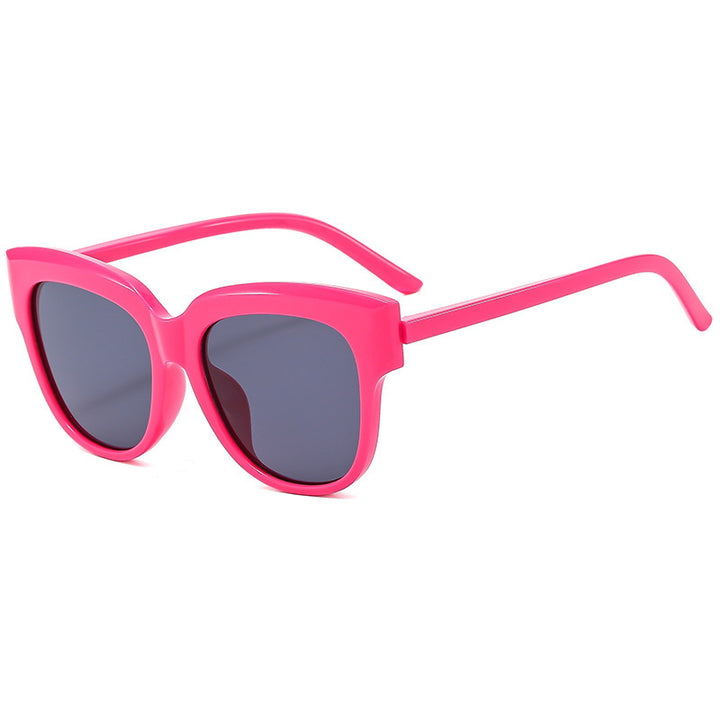 Damen Modische Cat-Eye Sonnenbrille mit trendigem Kunststoffrahmen Karnz