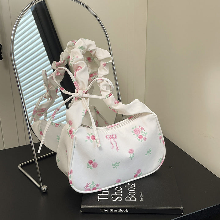 Florale bestickte Handtasche
