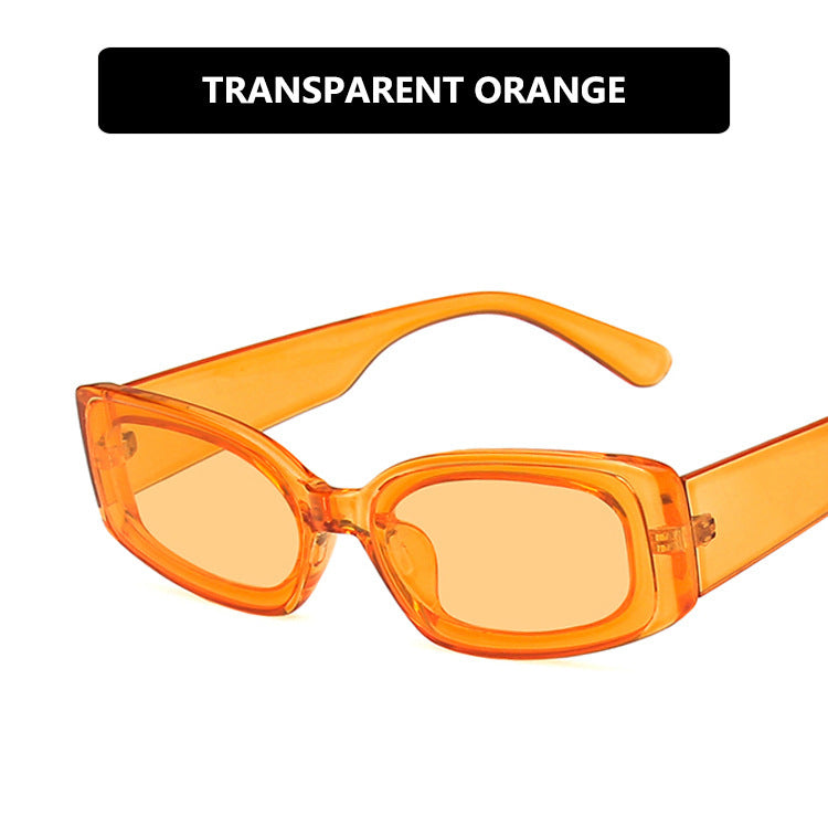Damen modische Sonnenbrille mit vorteilhaftem UV-Schutz und transparentem Rahmen Karnz