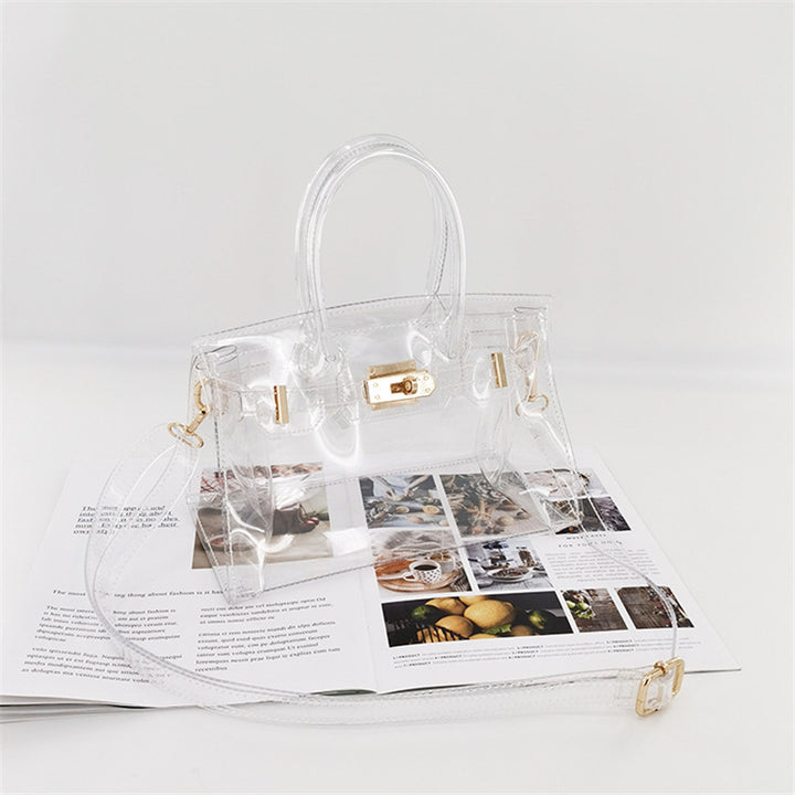Modische Durchsichtige Handtasche Karnz
