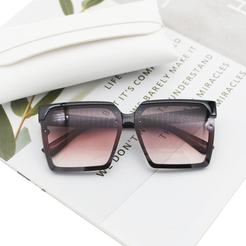 Damen große Geometrische Sonnenbrille Karnz