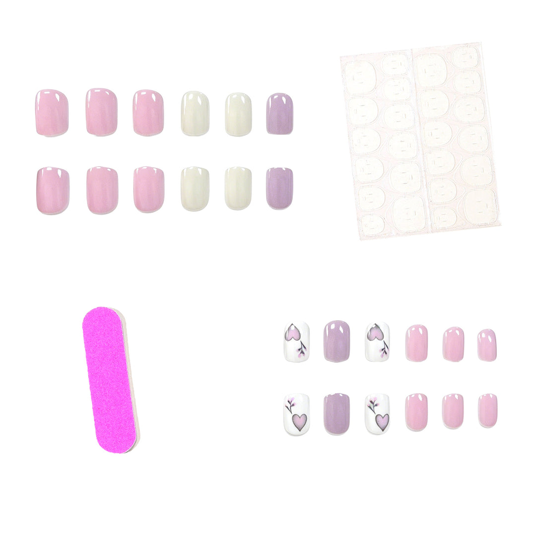 Künstlerische Herz-Design Nagelkunst Verbesserungen Karnz