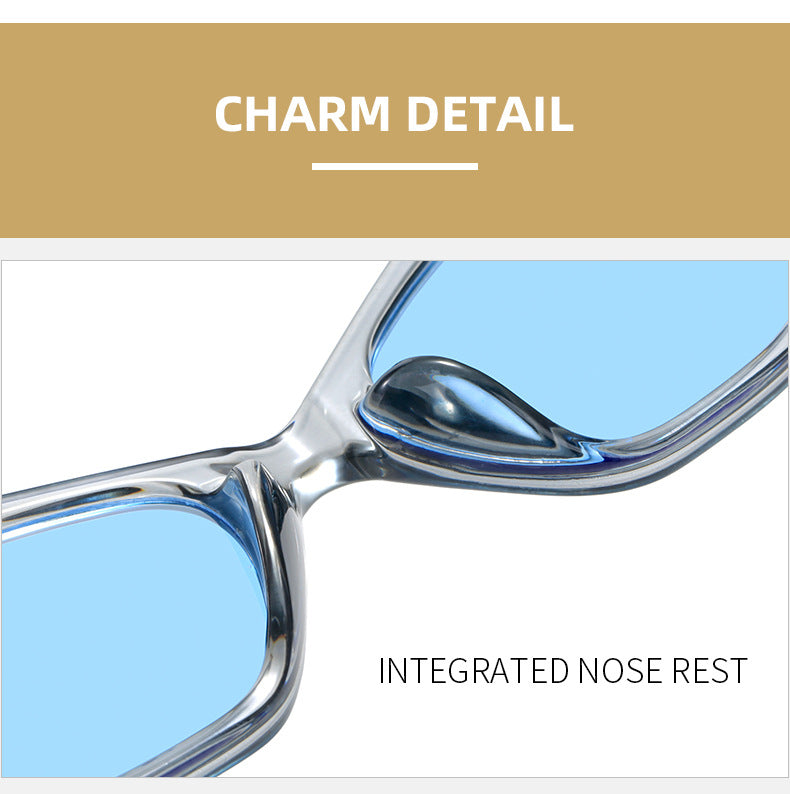 Damen geometrische Sonnenbrille mit luxuriösem Detail Karnz