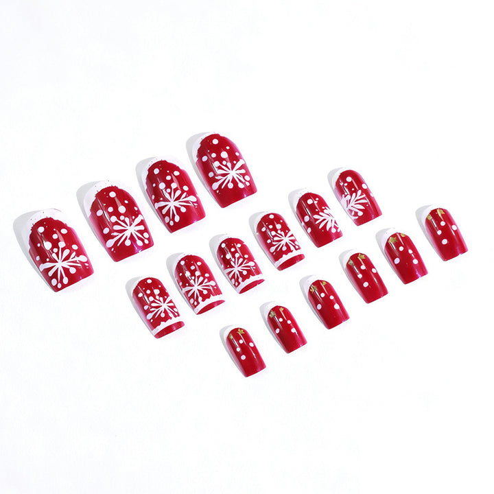 Festliche Feiertagsnageldesign-Set Karnz