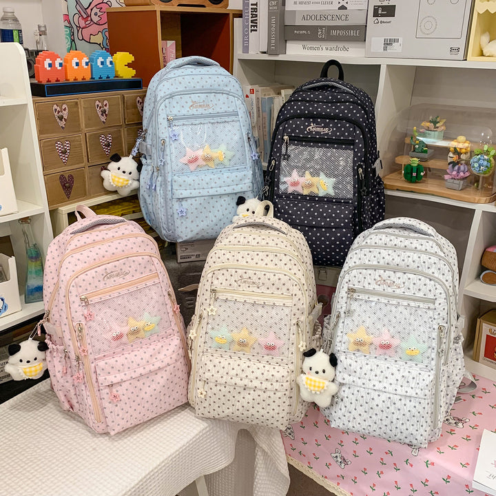 Stilvolles sternbedrucktes multifunktionales Rucksack Karnz