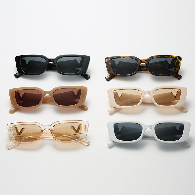 Damen modische Sonnenbrille mit trendigem Leopardenmuster und robustem Rahmen Karnz