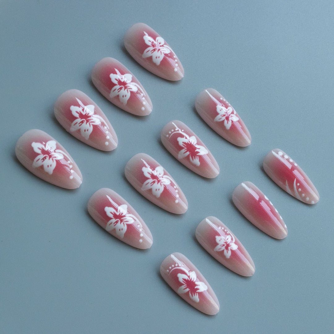 Premium Floral Gel Nagelkunst