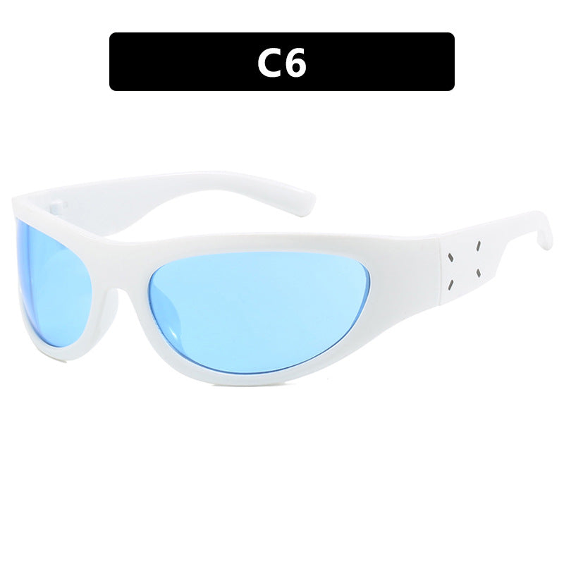 Damen sportliche Sonnenbrille mit ergonomischem Design und umfangreichem UV-Schutz Karnz