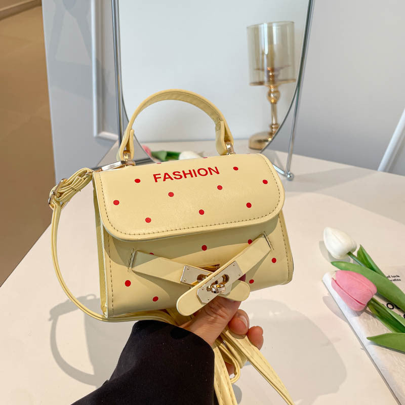Punktmuster Mini-Handtasche