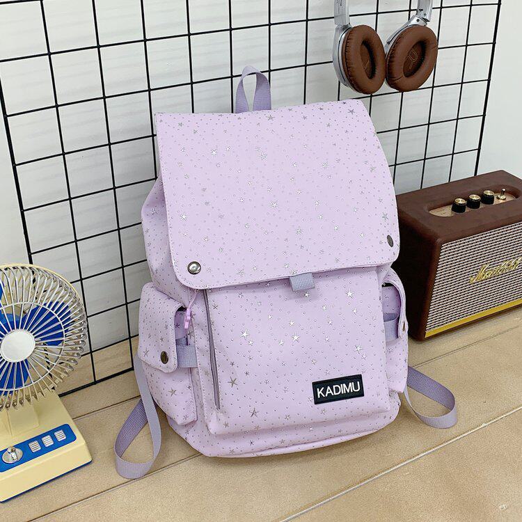 Stylische Sternen-Print Freizeit-Rucksack