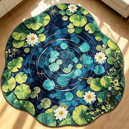 Künstlerischer floraler Musterteppich