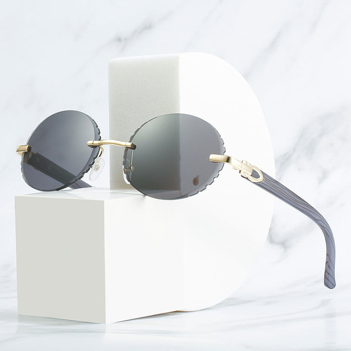 Runde Rahmen Mode Sonnenbrille Karnz