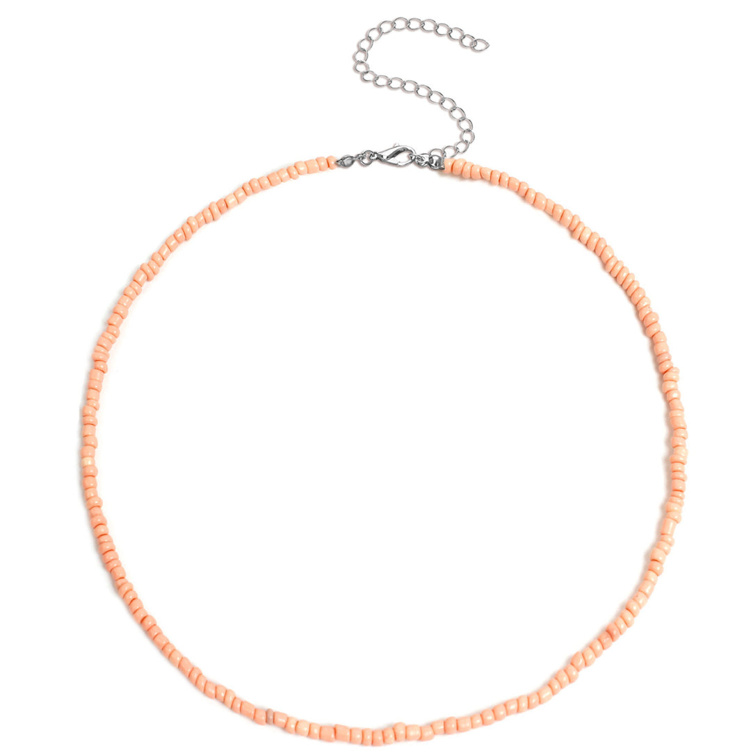 Buntes Perlen-Choker-Halsband Karnz